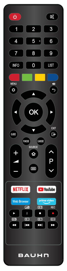 Remote Control for Netflix TV - CH02-REM