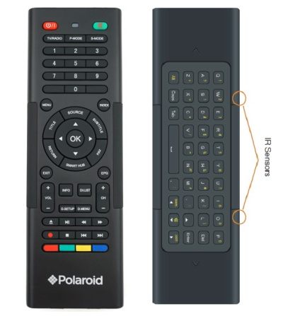 Keypad Remote Control for Hitachi & Polaroid TV