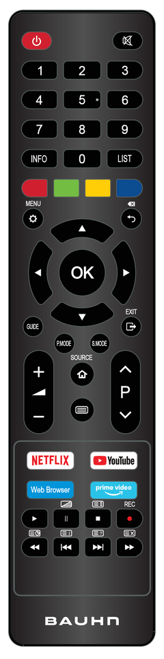 Remote Control for Netflix TV - CH02-REM
